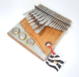 23 Key Misheck Maramba Mbira Thumb Piano Kalimba Handmade in Zim