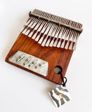 32 Key Shona Njari ELECTRIC Mbira - 1/4"  TRIPLE Sensor Pickup - Finger Piano - Kalimba - Zim!