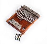 37 Key Shona Njari ELECTRIC Mbira - Triple Sensor Pickup - Finger Piano Kalimba Handmade in Zimbabwe