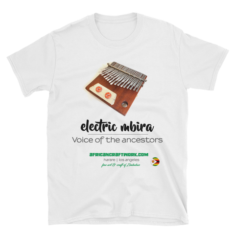 Short-Sleeve Unisex ELECTRIC Mbira T-Shirt v2